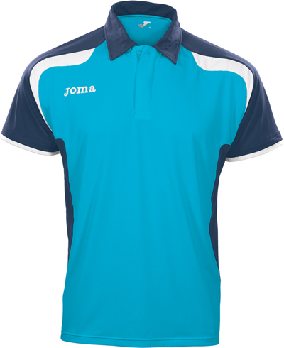 Joma Open Man Polyester Short Sleeve Polo. Embroidery is available on this item.