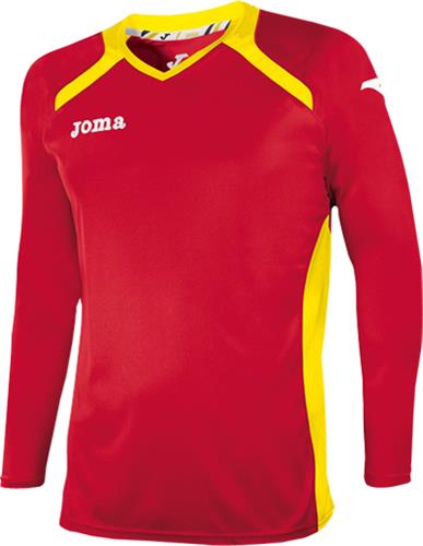 Joma Champion II Long Sleeve Soccer Jersey. Printing is available for this item.