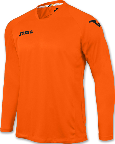 Joma Fit One Long Sleeve Soccer Jersey. Printing is available for this item.