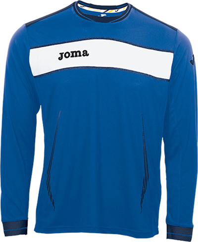 Joma Terra Long Sleeve Soccer Jersey. Printing is available for this item.