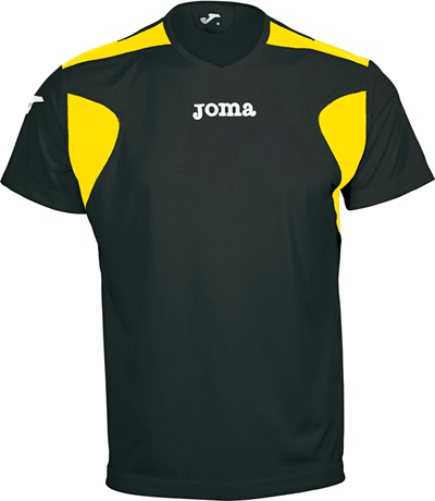Joma LIGA Soccer Short Sleeve V-Neck Jersey. Printing is available for this item.