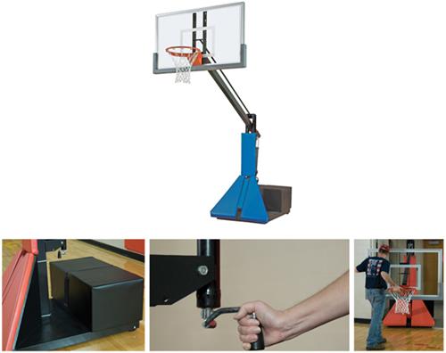 Bison Max Portable Adjustable Basketball Systems