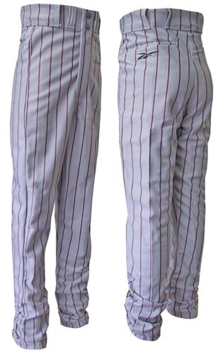 Reebok Polyester Pinstripe Baseball Pants-Closeout