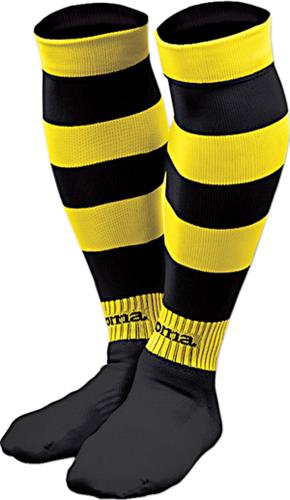 Joma Adult Zebra Striped Soccer Socks (Pack of 5)