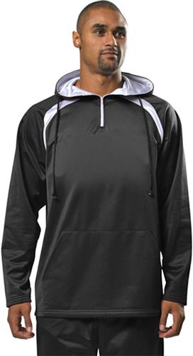 A4 Adult Polyester 1/4 Zip Hoodies - Closeout