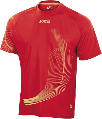 Joma Elite II Short Sleeve Jersey. Printing is available for this item.