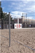 Match Point Aluminum Recreational Sand Volleyball System SVB5050A