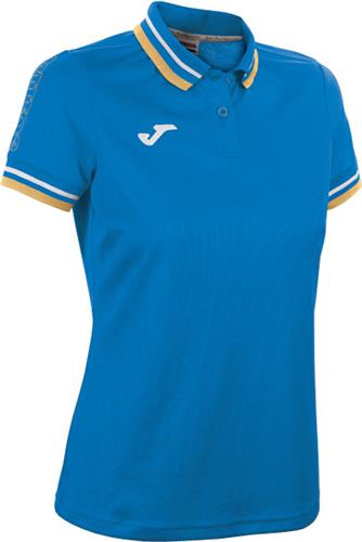 Joma Womens Campus Short Sleeve Polyester Polo. Embroidery is available on this item.