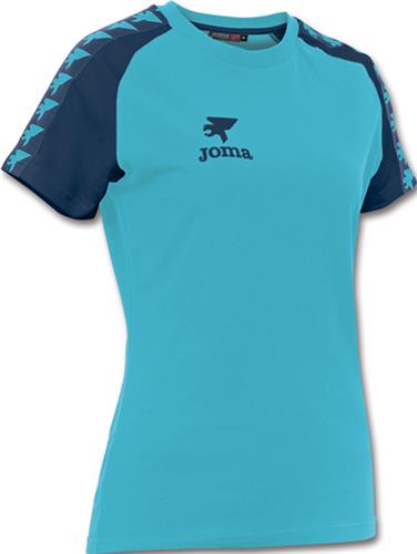 Joma Womens Origen Short Sleeve Cotton Shirt. Printing is available for this item.