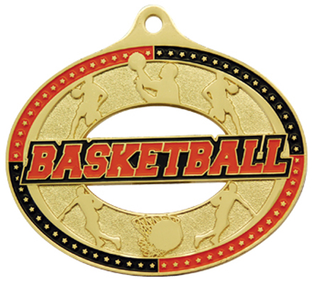 Hasty Awards Classic Basketball Medals M-740B. Personalization is available on this item.
