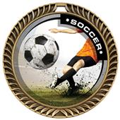 Hasty Crest Medal Soccer P.R.Male Insert