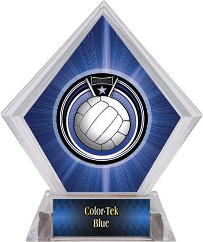 Eclipse Volleyball Blue Diamond Ice Trophy. Personalization is available on this item.