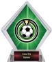 Eclipse Soccer Green Diamond Ice Trophy