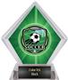 Shield Soccer Green Diamond Ice Trophy