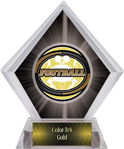Classic Football Black Diamond Ice Trophy. Personalization is available on this item.