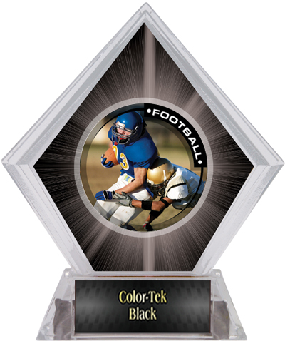 PR2 Football Black Diamond Ice Trophy. Personalization is available on this item.
