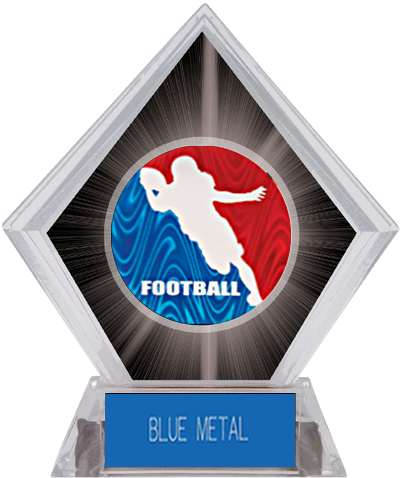 Spirit Football Black Diamond Ice Trophy. Engraving is available on this item.