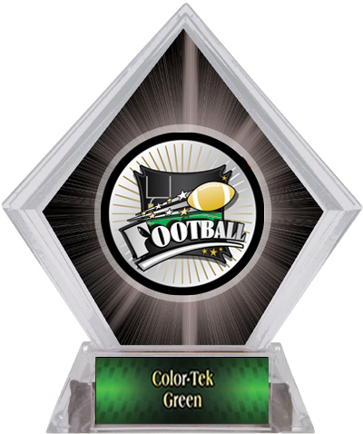 Xtreme Football Black Diamond Ice Trophy. Personalization is available on this item.