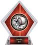 Bust-Out Baseball Red Diamond Ice Trophy