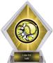 Bust-Out Softball Yellow Diamond Ice Trophy