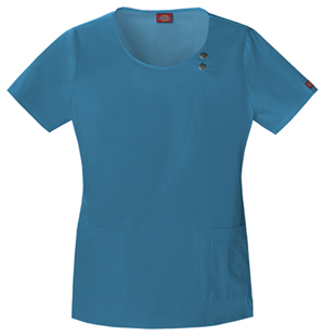 Dickies Women's Jr. Fit Youtility Round Neck Top. Embroidery is available on this item.