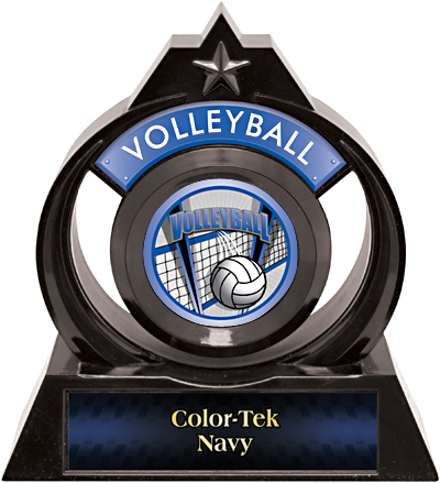 Hasty Awards Eclipse 6" ProSport Volleyball Trophy. Personalization is available on this item.