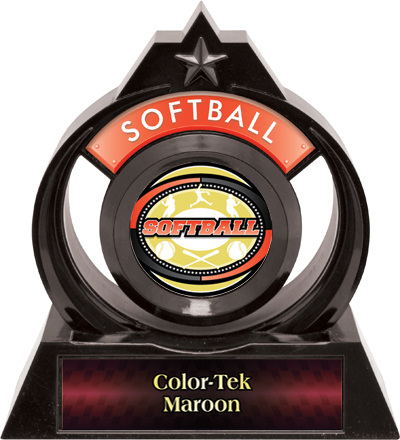 Hasty Awards Eclipse 6" Classic Softball Trophy. Personalization is available on this item.