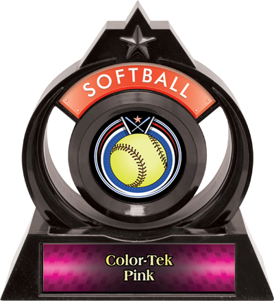 Hasty Awards Eclipse 6" Eclipse Softball Trophy. Personalization is available on this item.