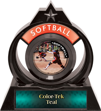 Hasty Awards Eclipse 6" P.R.1 Softball Trophy. Personalization is available on this item.
