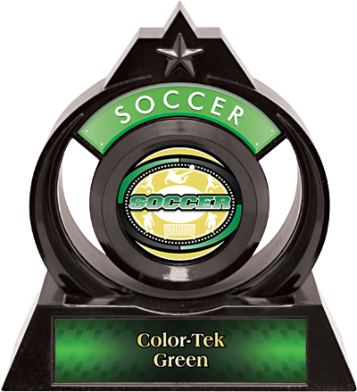 Hasty Awards Eclipse 6" Classic Soccer Trophy. Personalization is available on this item.