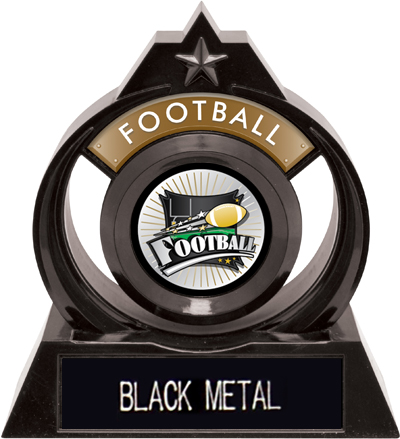 Hasty Awards Eclipse 6" Xtreme Football Trophy. Engraving is available on this item.