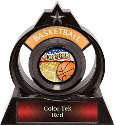 Hasty Award Eclipse 6" Americana Basketball Trophy. Personalization is available on this item.