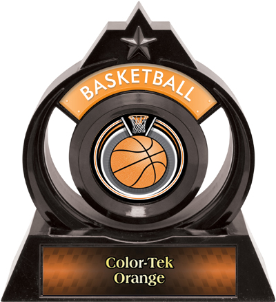 Hasty Awards Eclipse 6" Eclipse Basketball Trophy. Personalization is available on this item.