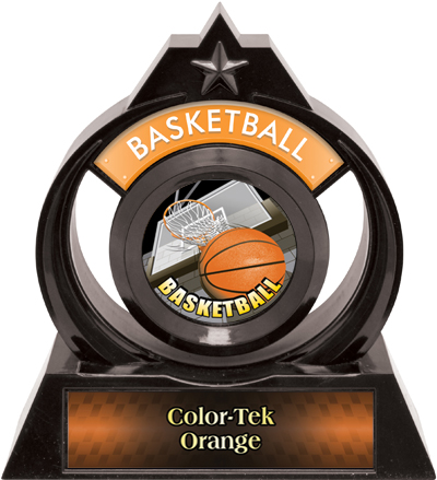 Hasty Awards Eclipse 6" HD Basketball Trophy. Personalization is available on this item.