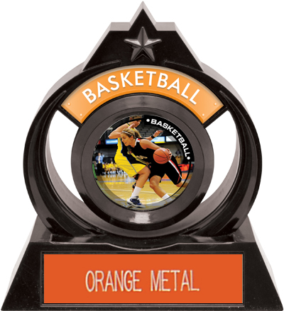 Hasty Award Eclipse 6" PR Female Basketball Trophy. Engraving is available on this item.