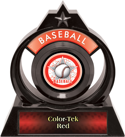Hasty Awards Eclipse 6" All-Star Baseball Trophy. Engraving is available on this item.
