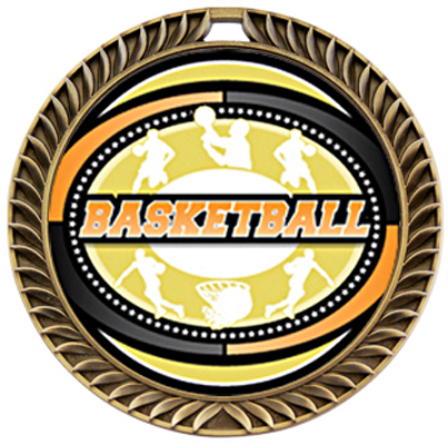 Awards Crest Medal Basketball Classic Insert. Personalization is available on this item.