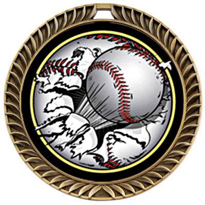 Hasty Awards Crest Baseball Medal Bust-Out M-8650C