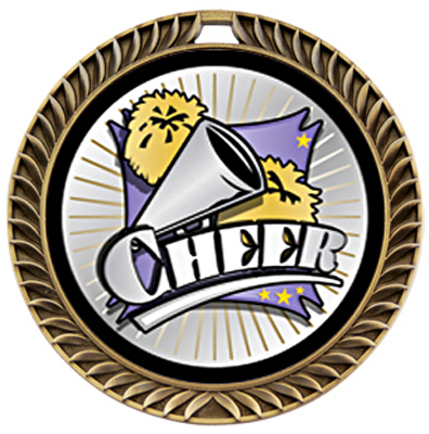 Awards Crest Cheer Medal Xtreme M-8650CH. Personalization is available on this item.