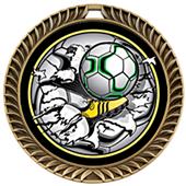 Hasty Award Crest Soccer Medal Bust-Out M-8650S