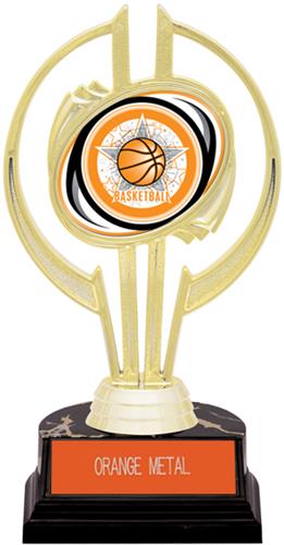 Gold Hurricane 7" All-Star Basketball Trophy. Engraving is available on this item.