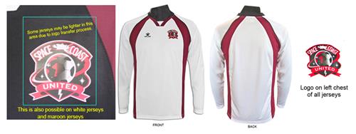 Kelme LRU Long Sleeve Soccer Jerseys-Closeout. Printing is available for this item.