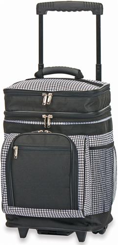 Picnic Plus Houndstooth Partytime Rolling Cooler. Free shipping.  Some exclusions apply.