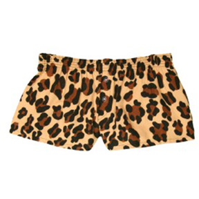 Women's Flannel Leopard Print Boy Shorts - Closeout Sale - Soccer ...