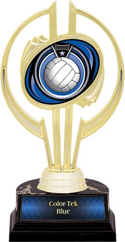 Gold Hurricane 7" Eclipse Volleyball Trophy. Personalization is available on this item.
