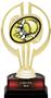 Awards Gold Hurricane 7" Bust-Out Softball Trophy