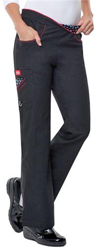 Dickies Women's Junior Fit Flare Pants. Embroidery is available on this item.