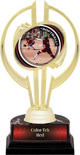 Awards Gold Hurricane 7" P.R.1 Softball Trophy. Personalization is available on this item.