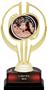 Awards Gold Hurricane 7" P.R.1 Softball Trophy