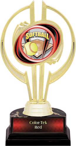 Awards Gold Hurricane 7" ProSport Softball Trophy. Personalization is available on this item.